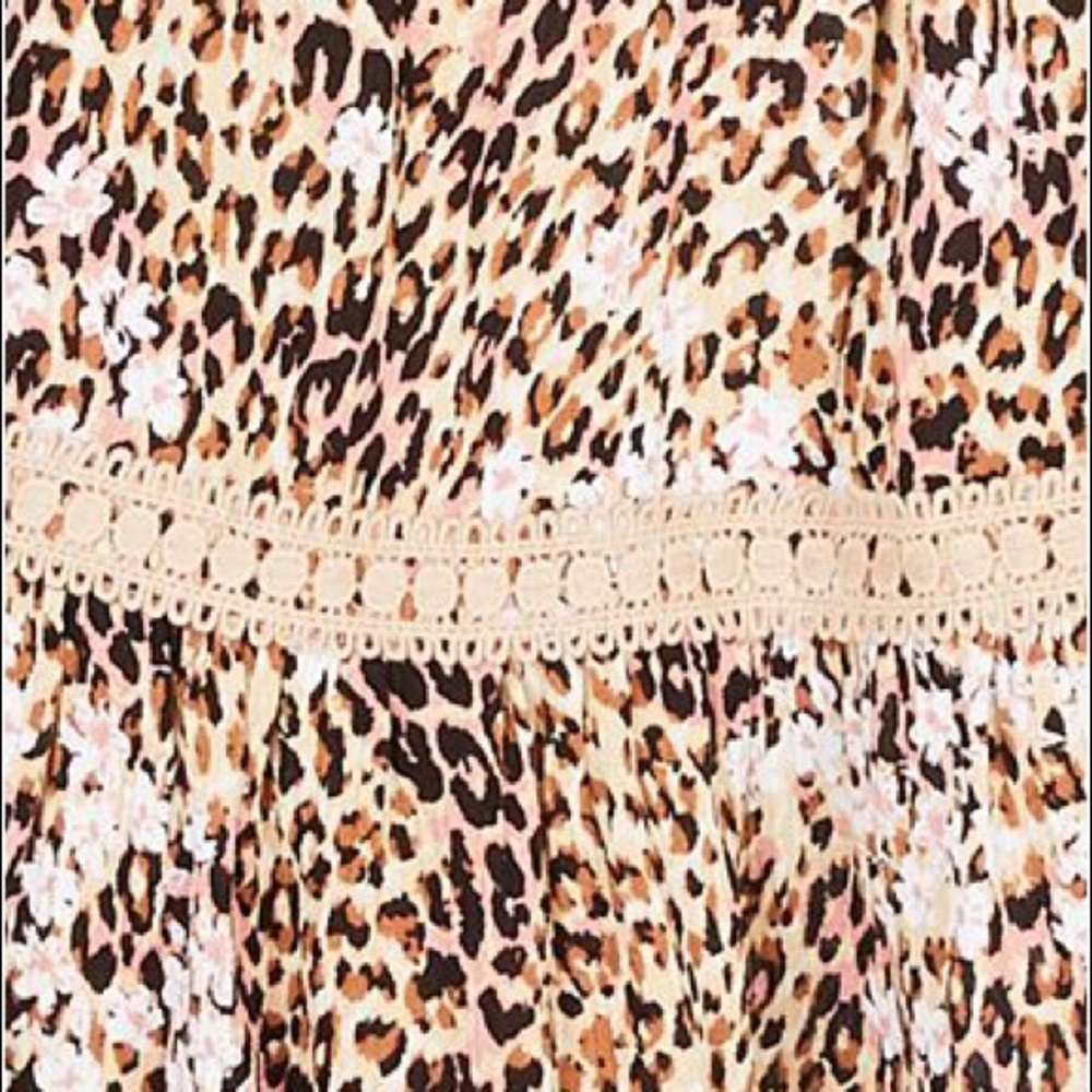 American Rag Belted Surplus Leopard Print Mini - Picture 6 of 7